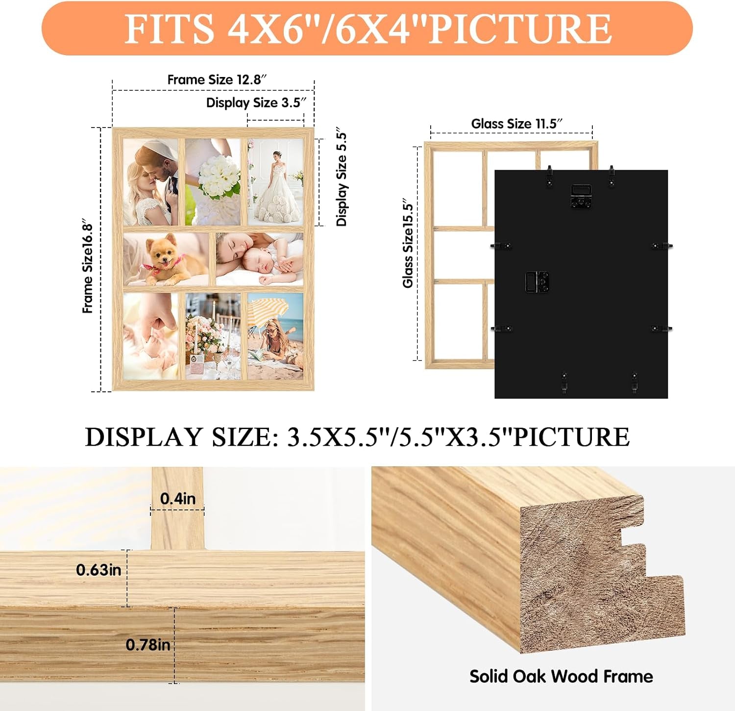 4x6-oak-wood-picture-frames-collage-wall-decor-natural-woodgrain-solid-oak-wooden-family-photo-collage-frame-8-openings-glass-front-wall-hanging-display-8-4x6-pictures