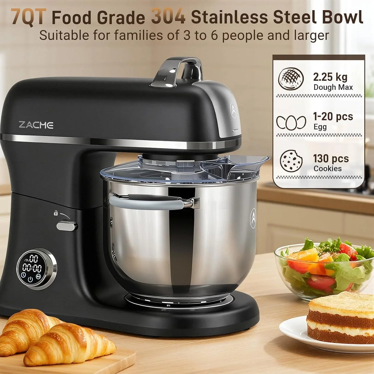 7-quart-stand-mixer-aluminum-die-casting-650w-12-speed-tilt-head-kitchen-electric-stand-mixer-household-food-mixer-with-stainless-steel-bowl-dough-hook-whisk-and-beater-black