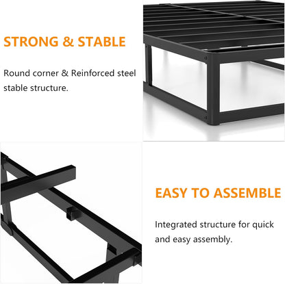 9 Inch Queen Box Spring, 3000Lbs Heavy Duty Metal Box Spring Queen Size Bed Base Mattress Foundation, Easy Assembly, Noise Free4