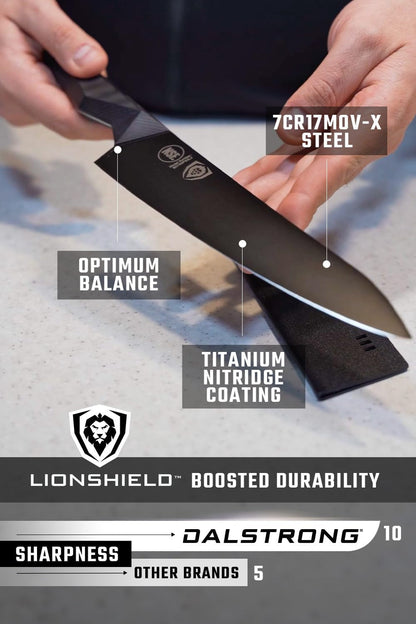 8" Chef Knife - Titanium Nitride Coated Steel6