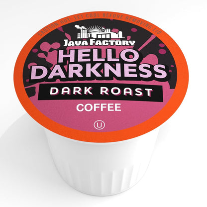 Dark Roast Coffee Pods, Hello Darkness, 40 Count - Compatible with Keurig K Cup Brewers, Bold and Intense Coffee Flavor for Coffee Aficionados3