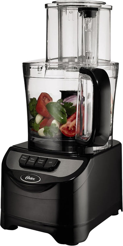 Oster FPSTFP1355 2-Speed 10-Cup Food Processor, 500-Watt, Black1