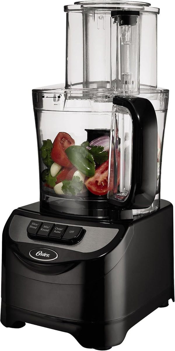Oster FPSTFP1355 2-Speed 10-Cup Food Processor, 500-Watt, Black1