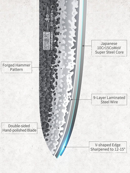 8 Inch Gyuto Chef Knife, Ultra Sharp Japanese Kitchen Knife2