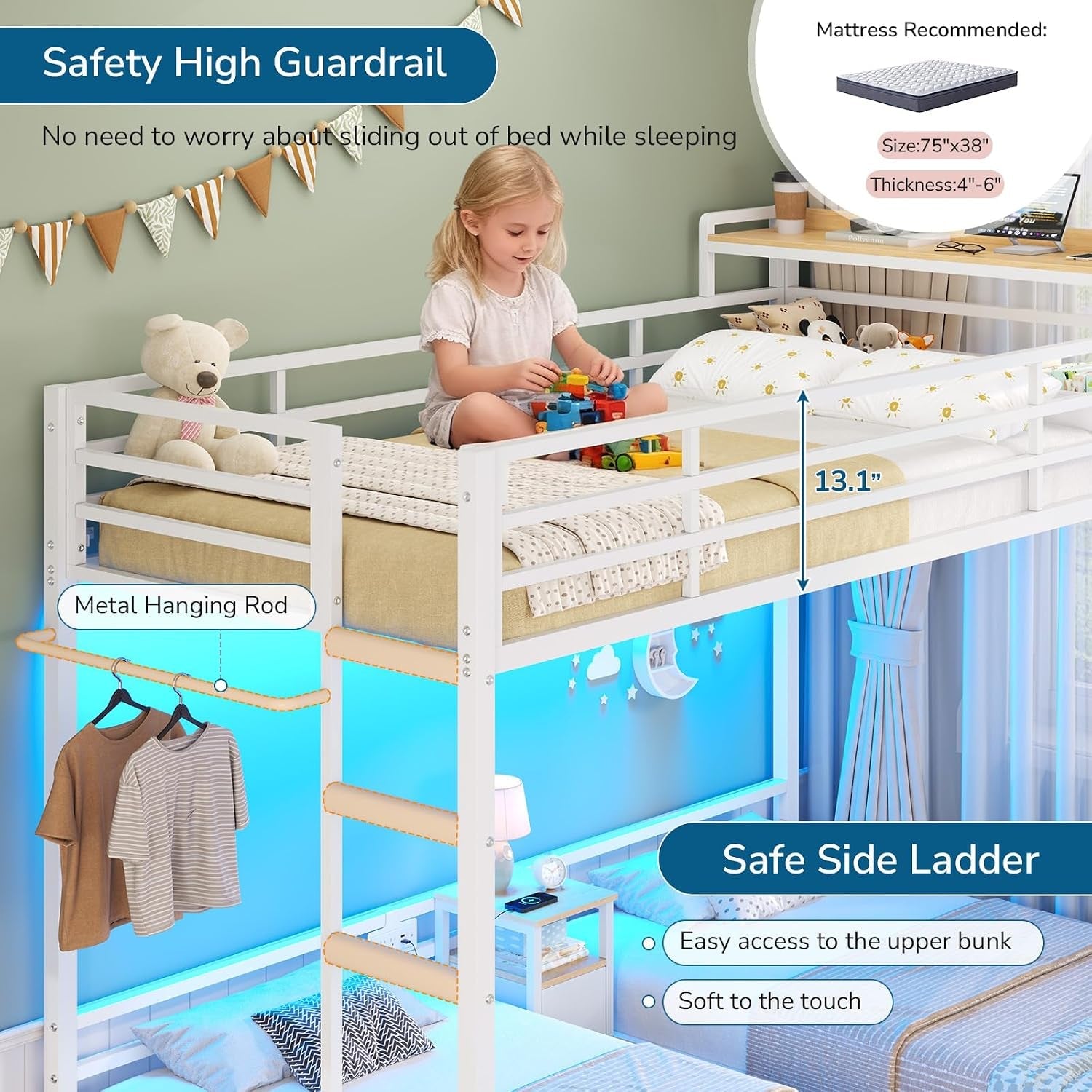 triple-bunk-bed-with-storage-drawers-and-bedside-shelf-twin-over-twin-bunk-bed-for-kids-teens-with-led-lights-and-charging-station-heavy-duty-metal-bunk-beds-with-safety-guardrail-and-ladder-white
