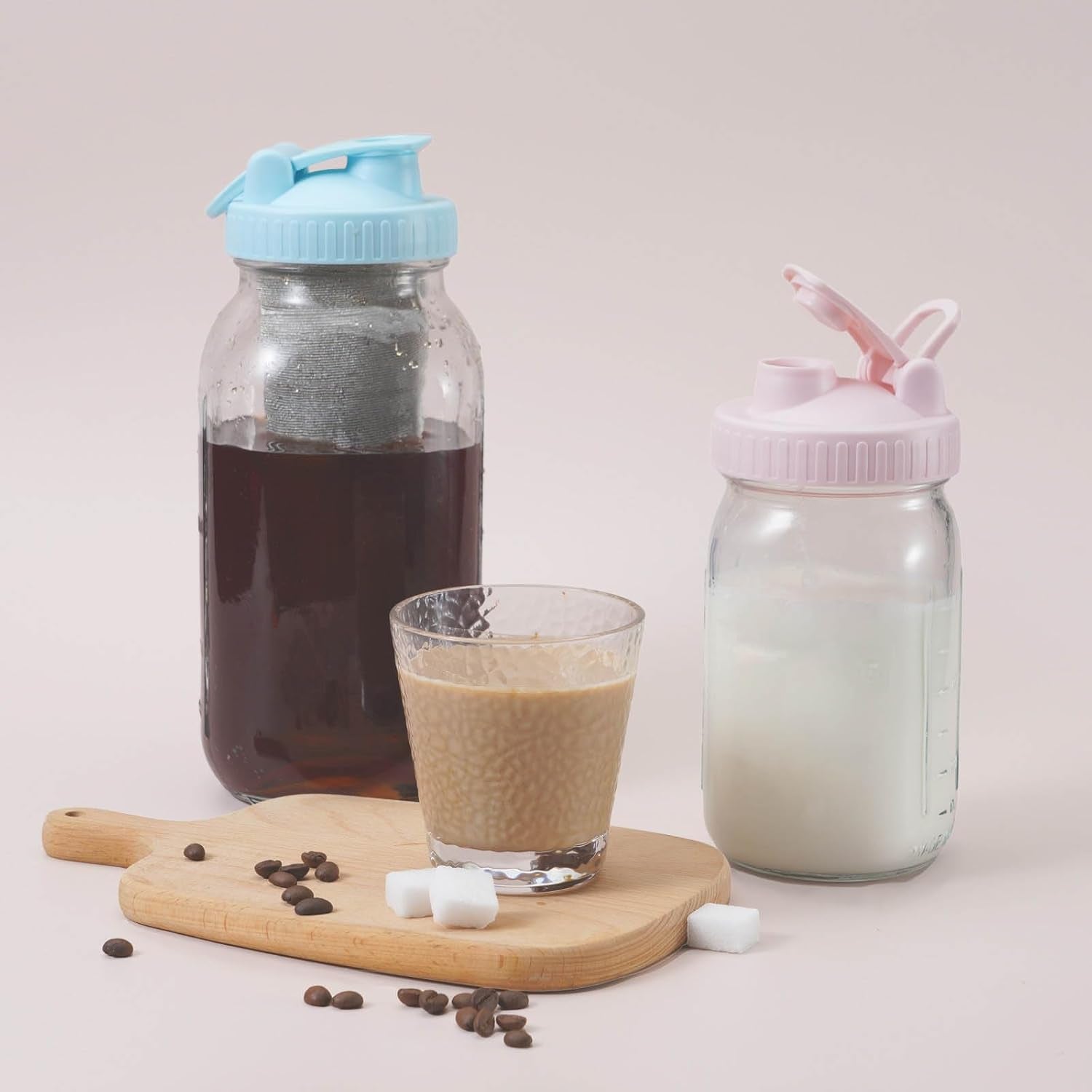 wide-mouth-mason-jar-pour-spout-lid-4-pack-colorful-no-leak-mason-jar-pour-spout-lid-mason-jar-drinking-lids-with-flip-top-easy-to-use-no-dripping-easy-to-clean-fit-for-mason-jar-pitcher