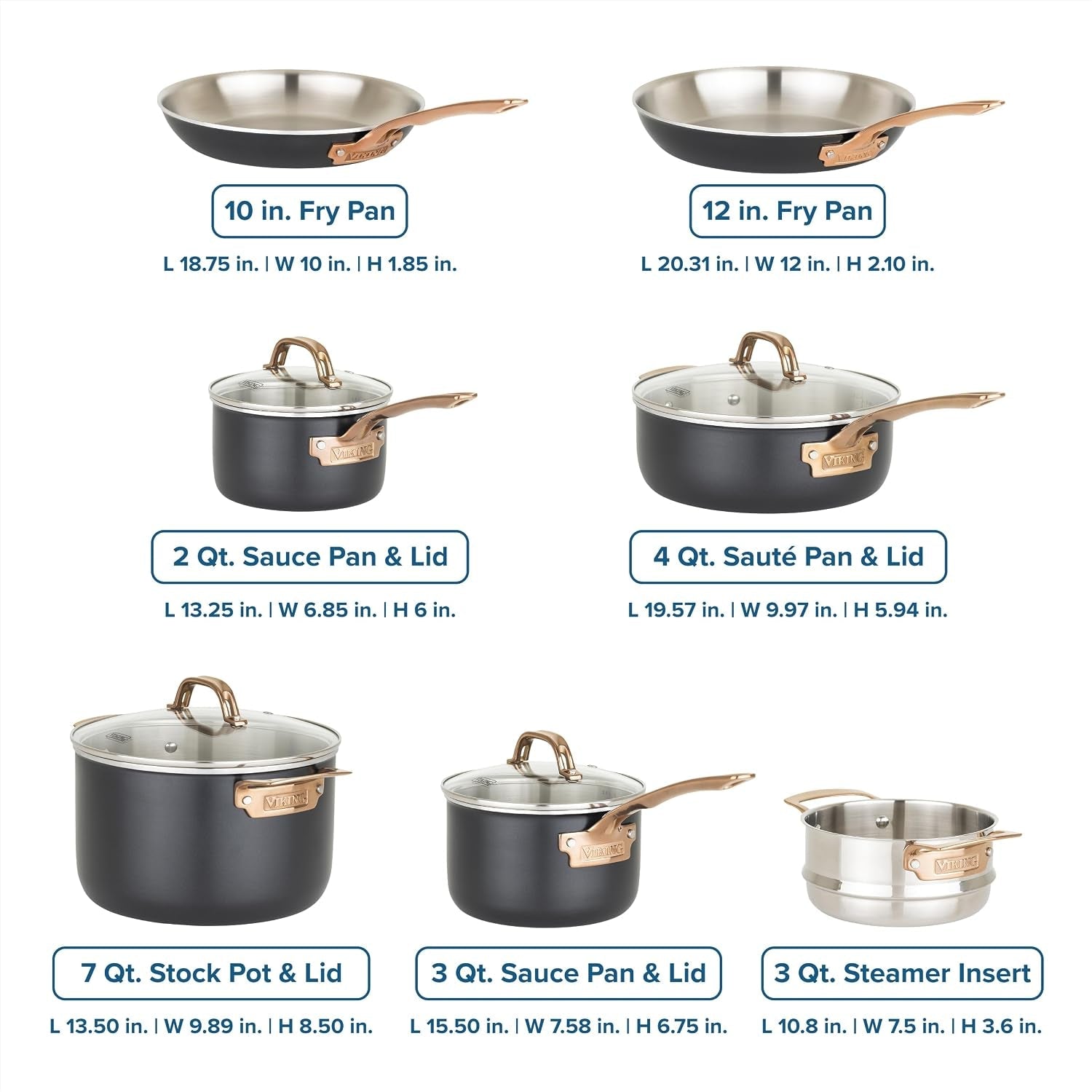 viking-3-ply-pots-and-pans-set-11-piece-stainless-steel-kitchen-cookware-with-glass-lids-black-with-copper