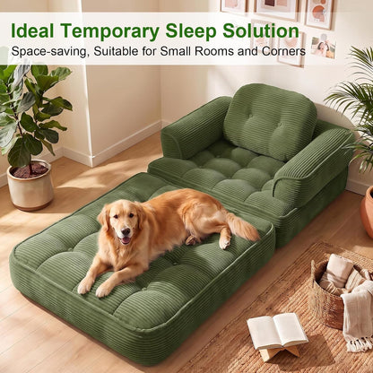 Folding Sofa Bed, 2-In-1 Convertible Sleeper Chair for Living Room7