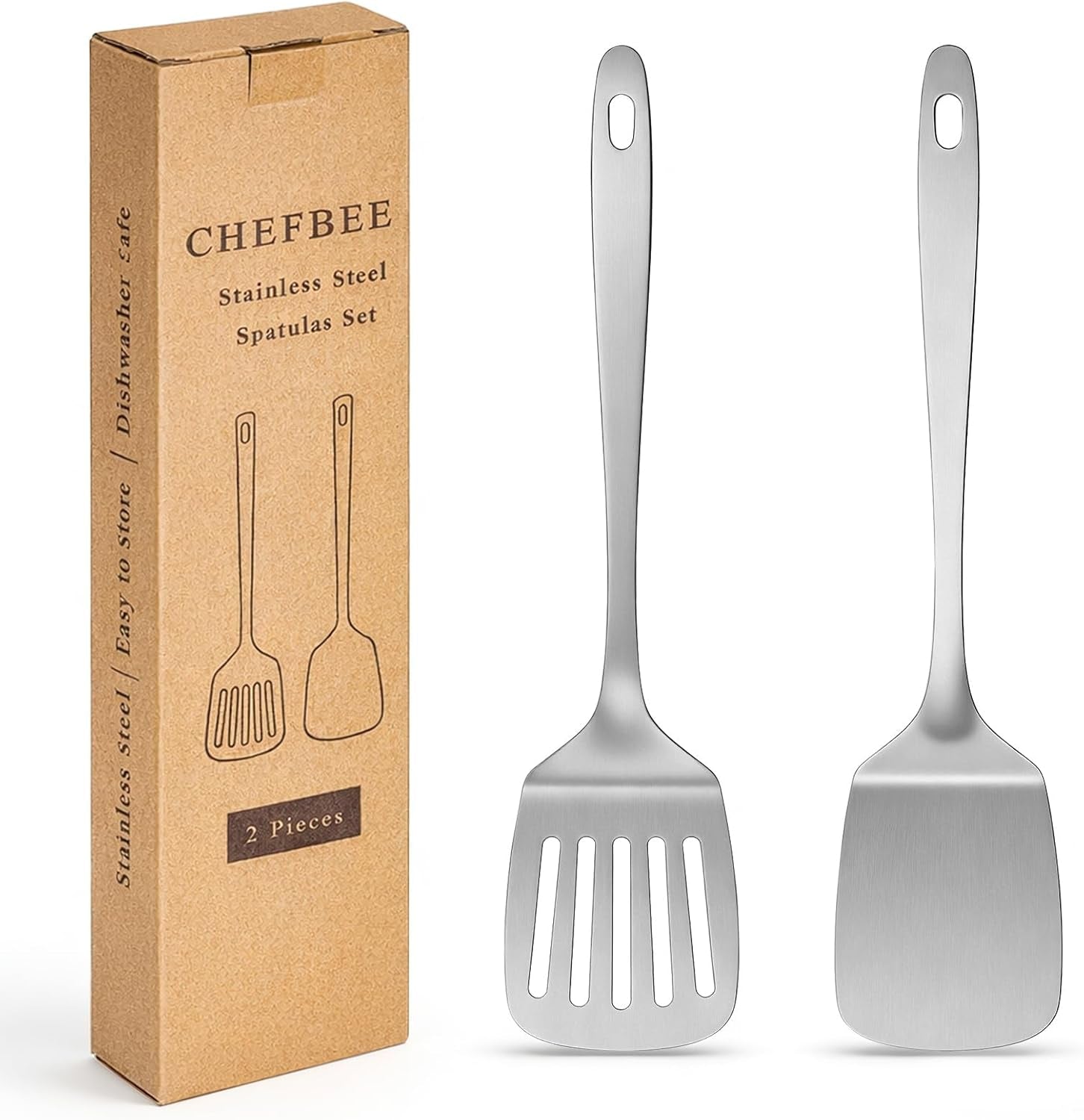 2pcs-stainless-steel-spatula-set-solid-slotted-turner-heat-resistant-heavy-duty-kitchen-utensils-dishwasher-safe-for-flipping-fish-eggs-pancakes-everyday-kitchen-cooking