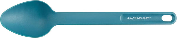 47564 Cucina Nylon Nonstick Utensils/Fish Turner, Spatula, Solid and Slotted Spoons, 4 Piece, Agave Blue4