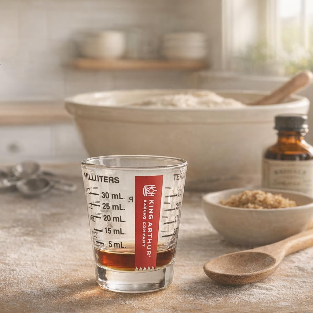 king-arthur-baking-company-mini-measure-multi-purpose-shot-glass-heavyweight-glass-black-set-of-2-for-liquid-and-dry-ingredients-and-precise-recipe-prep