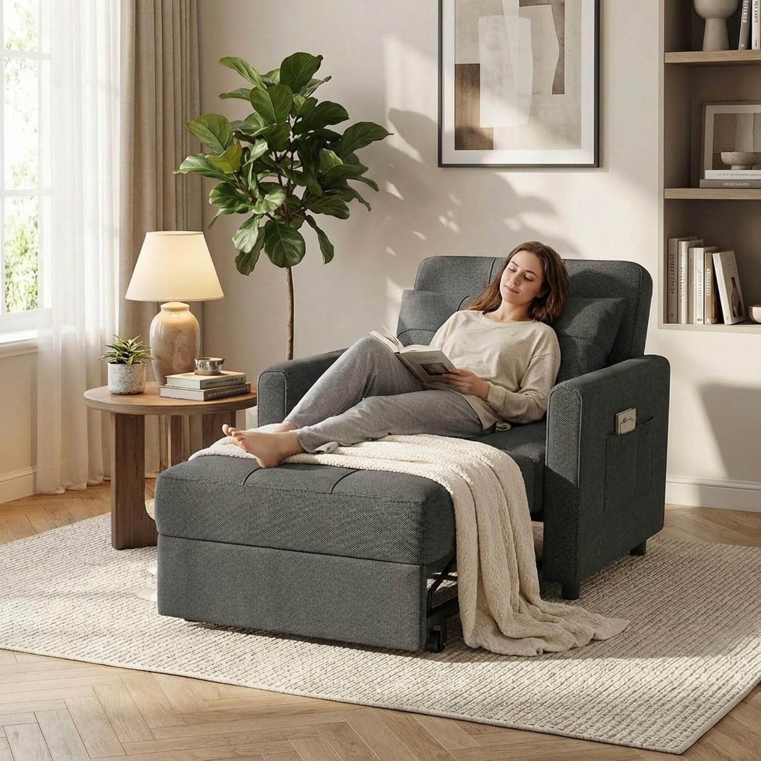 3-in-1-convertible-sofa-bed-chair-pullout-sleeper-adjustable-back