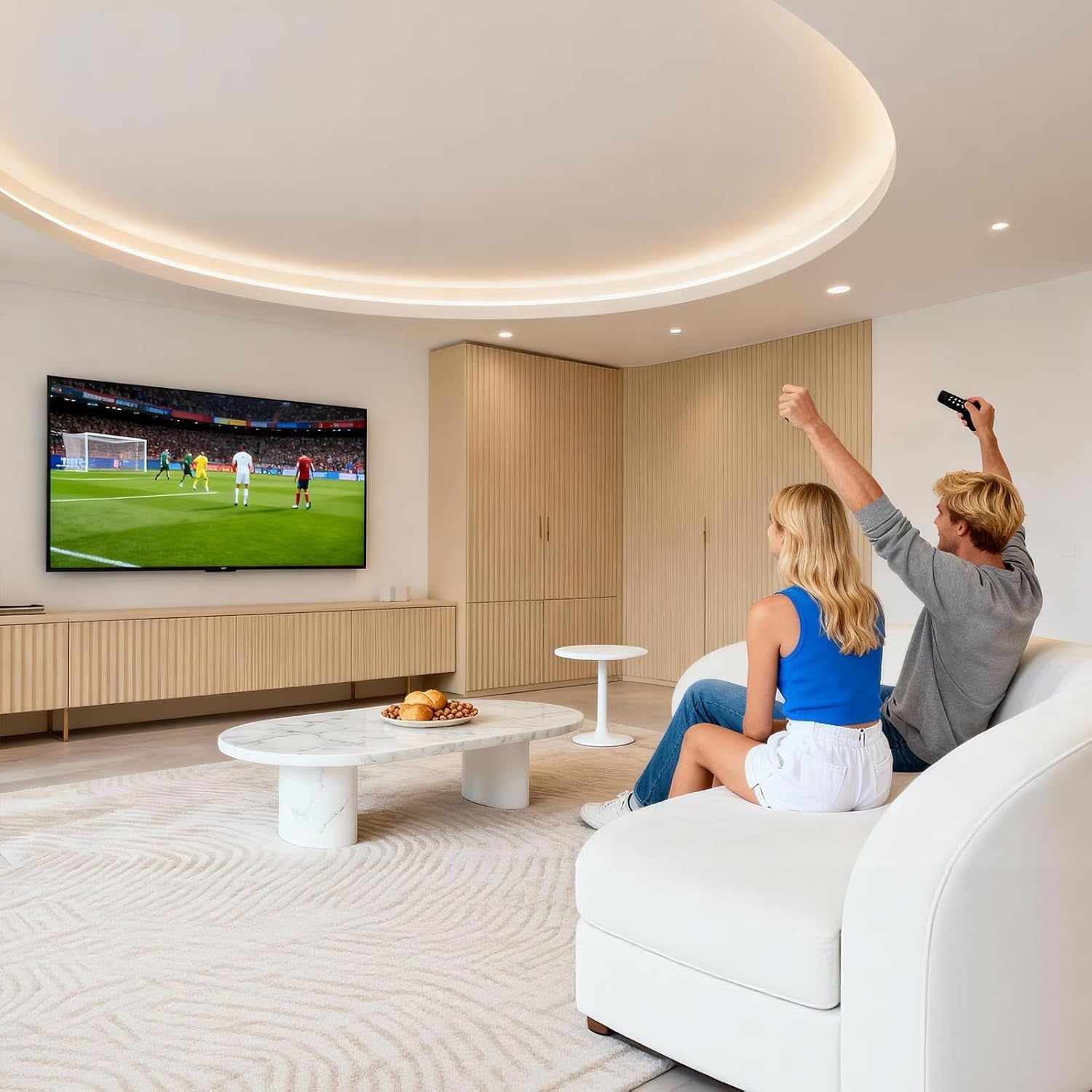 tv-wall-mount-fixed-for-most-26-65-inch-flat-curved-tvs-max-vesa-400x400mm-up-to-99lbs-fits-16-inch-wood-studs-universal-low-profile-wall-mount-tv-bracket-space-saving-hv8401