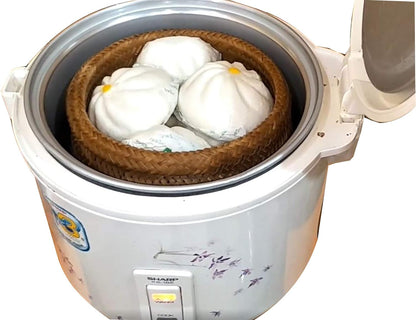 Thai Sticky Rice Basket Steamer Bamboo for Pot Electric Cooker Asian Food8