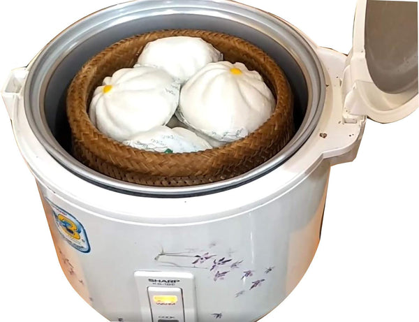 Thai Sticky Rice Basket Steamer Bamboo for Pot Electric Cooker Asian Food8