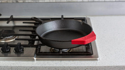 Silicone Assist Handle Holder, Dishwasher Safe, Red | Hot Handle Holder for  Cast Iron Dual Handle Products, Reusable Heat Protection up to 450°F, Reusable Heat Protection5