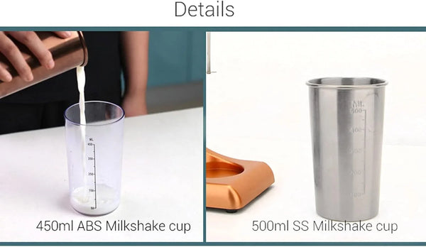 Commercial Milkshake Machine Stainless Steel Mixing Cup Drink Mixer 110V 23000RMP Household Ice Cream Maker Drink Mixer Milk Tea Blender 500ML5