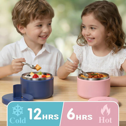 Kids Insulated Thermo for Hot Food Soup, 12Oz,Blue6