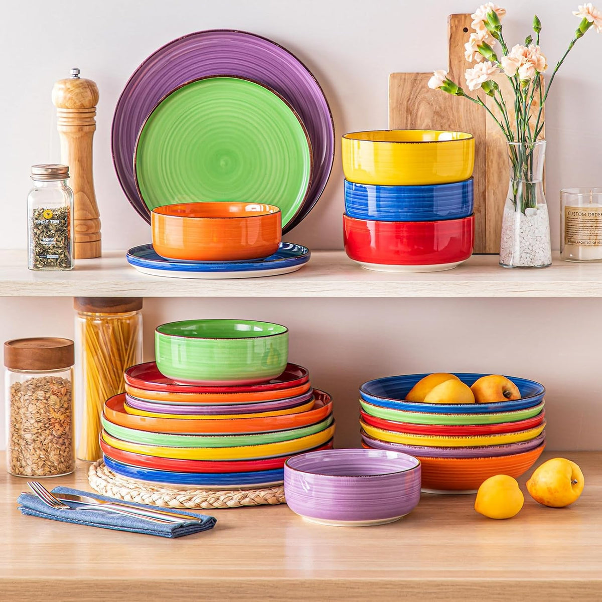 bonita-dinnerware-sets-24-pieces-stoneware-dishes-set-for-6-dinner-platers-with-bowls-set-dinshwasher-and-microwave-safe-multicolor