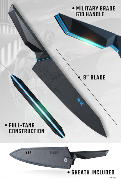 8" Chef Knife - Batman™ Official Shadow Black DC Edition6