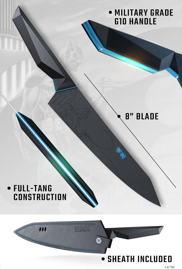 8" Chef Knife - Batman™ Official Shadow Black DC Edition6