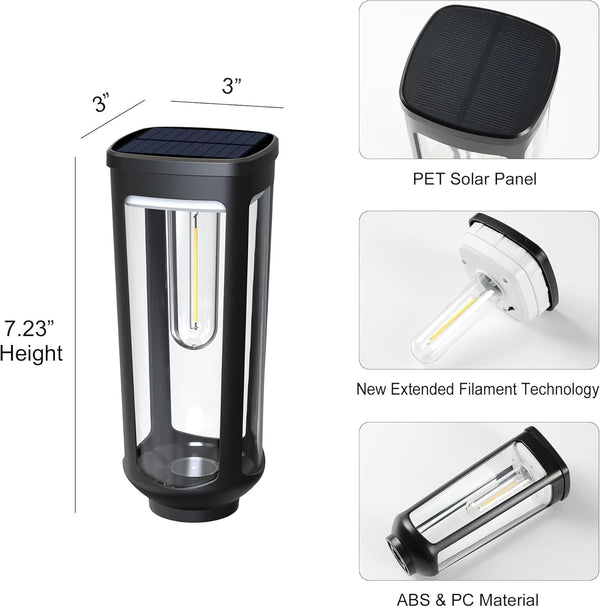 Solar Pathway Lights Outdoor Waterproof, 8 Pack Solar Walkway Lights8
