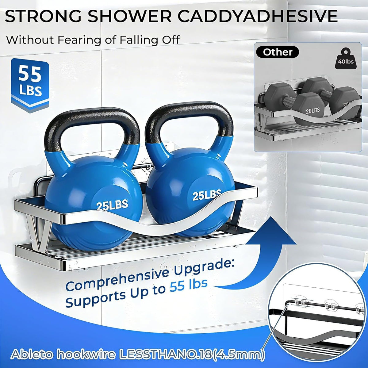 14-pack-shower-caddy-adhesive-replacement-strong-adhesive-hooks-waterproof-shower-adhesive-strips-no-drilling-for-bathroom-storage-shelves