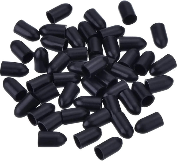 50 Pcs Pourers Dust Covers Olive Oil Liquor Bottle Pour Spout Cover Rubber Caps (Not Include the Spout)1