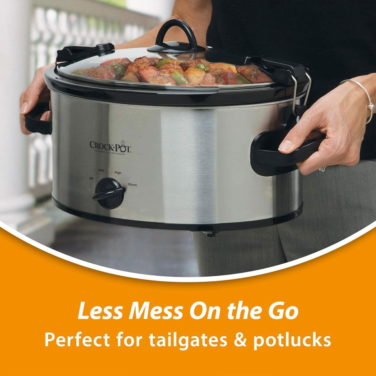 crock-pot-cook-n-carry-oval-manual-portable-slow-cooker-silver-6-quart-travel-proof-locking-lid-serves-7-high-low-warm-settings-removable-dishwasher-safe-stoneware-for-potlucks-tailgating