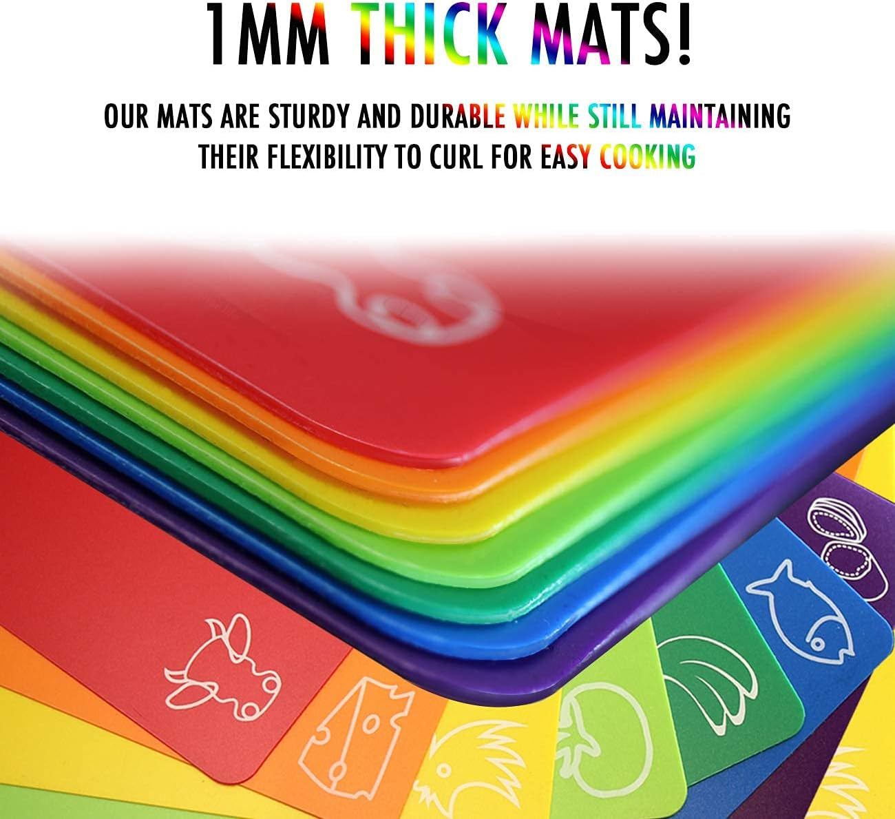 cutting-board-mats-flexible-plastic-colored-mats-with-food-icons-bpa-free-non-porous-anti-skid-back-and-dishwasher-safe-set-of-7-rainbow-7-pieces