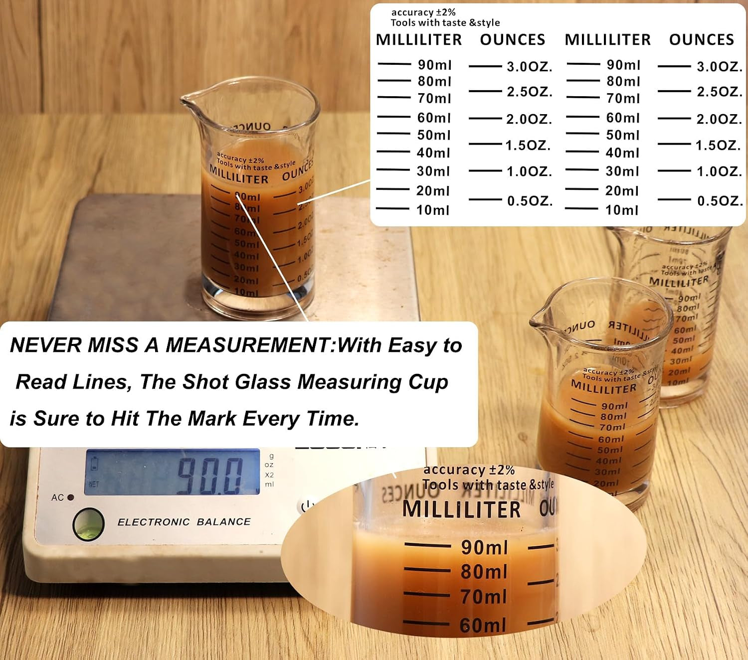 ackers-3oz-90ml-glass-measuring-cup-shot-glass-with-double-scale-ounce-ml-markings-for-kitchen-barblack-line