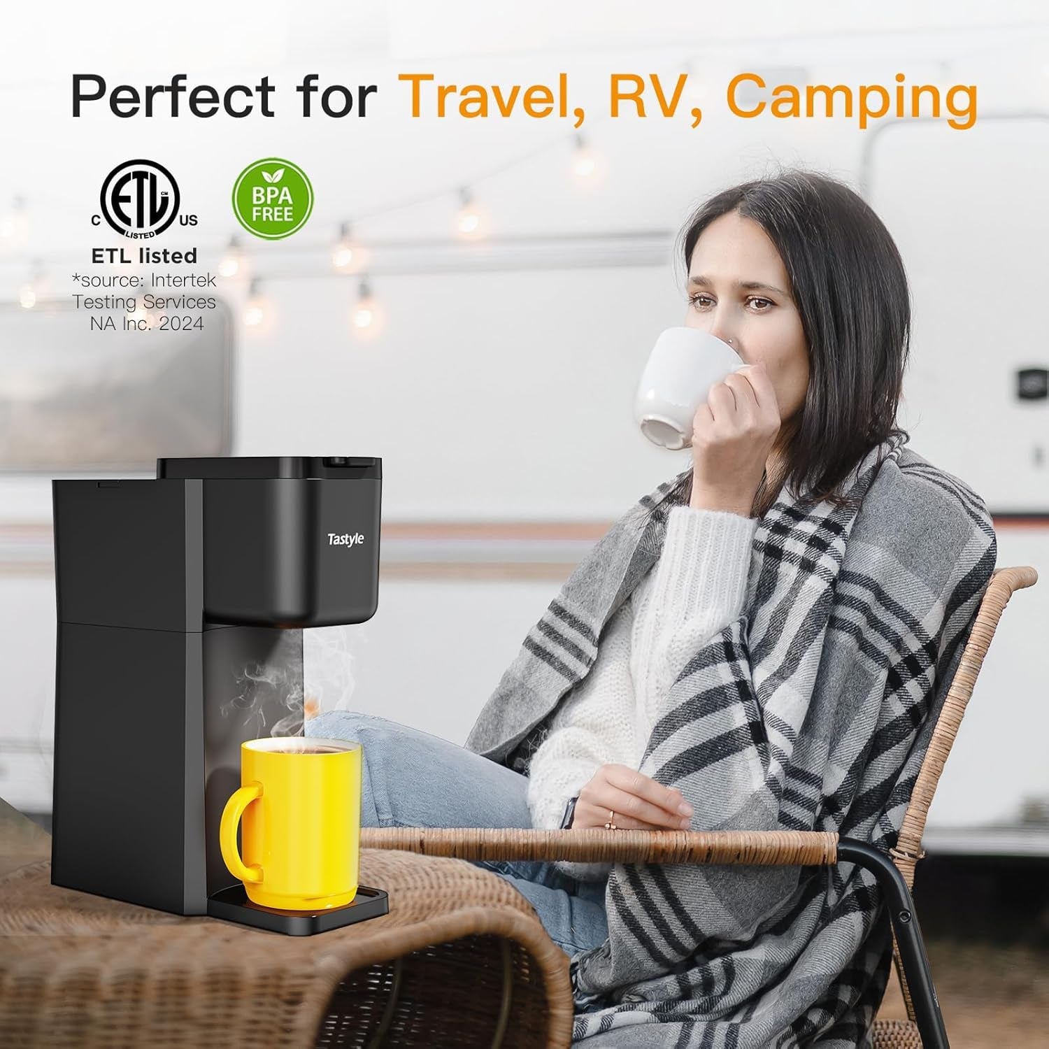 mini-single-serve-hot-and-iced-coffee-maker-for-k-cup-and-ground-6-to14-oz-brew-sizes-with-recipe-book-for-home-travel-rv-office-and-dorm-120v-k310ic-2-0-version-classic-black