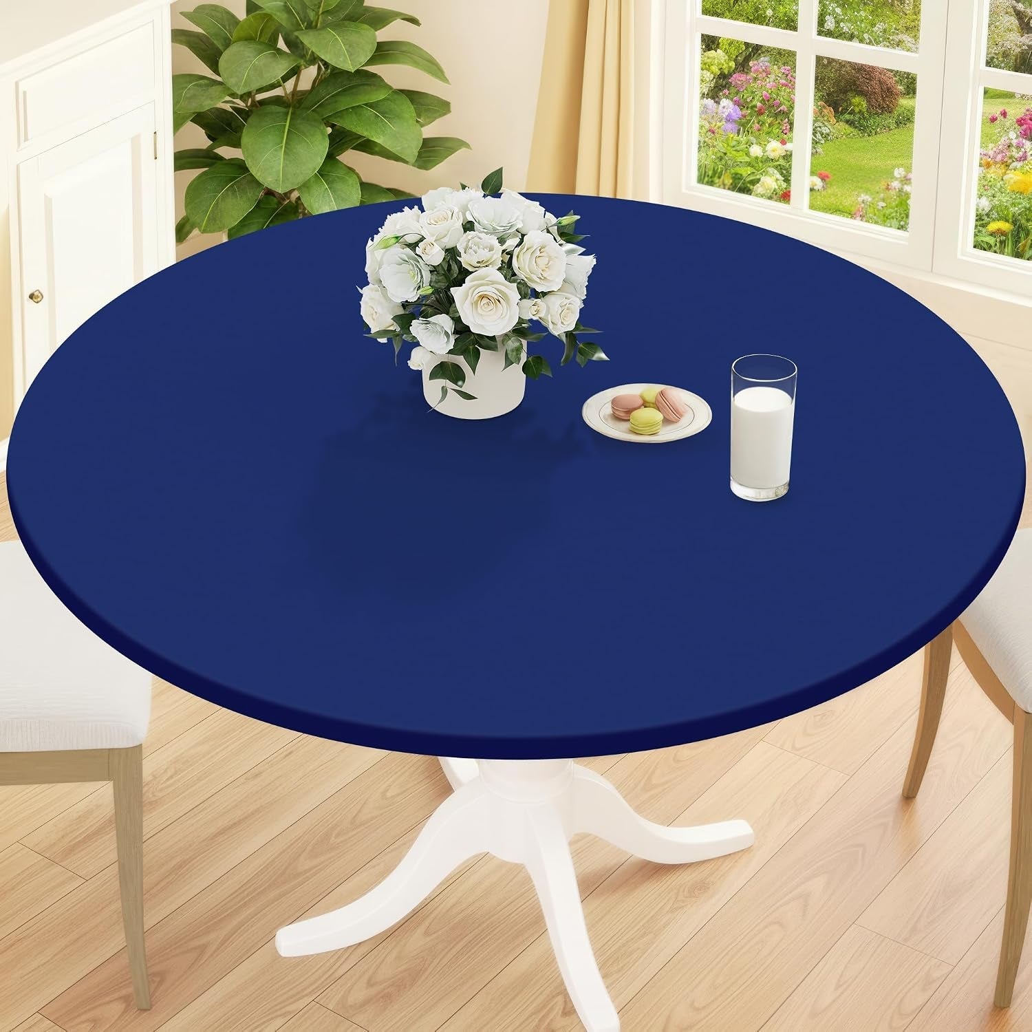 round-picnic-tablecloth-waterproof-elastic-fitted-table-covers-for-45-56-tables-wipeable-flannel-backed-vinyl-tablecloths-for-camping-indoor-outdoor-navy