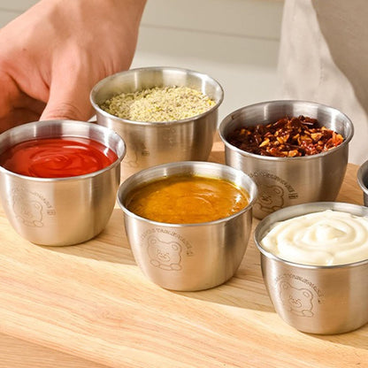 Stainless Steel Food Storage Containers Metal Food Storage Containers Leakproof Silicone Lids, 1Pcs Stainless Steel Seasoning Box Household Seasoning 1Pcs6