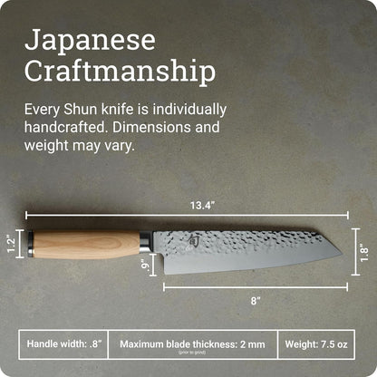 Shun Premier Blonde 8" Kiritsuke Knife5