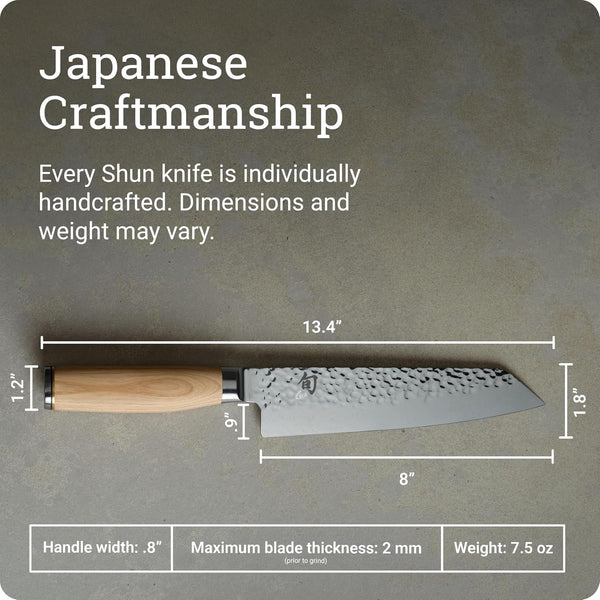 Shun Premier Blonde 8" Kiritsuke Knife5