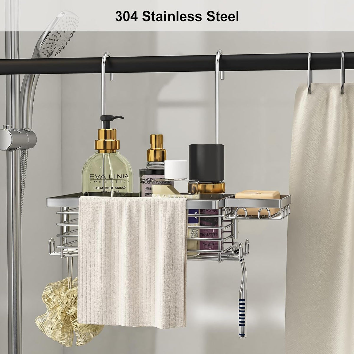 hanging-shower-caddy-304-stainless-steel-shower-organizer-with-towel-bar-hooks-over-shower-rod-towel-bar-or-glass-panel-storage-basket-with-soap-holder-rustproof-bathroom-caddy-1-pack