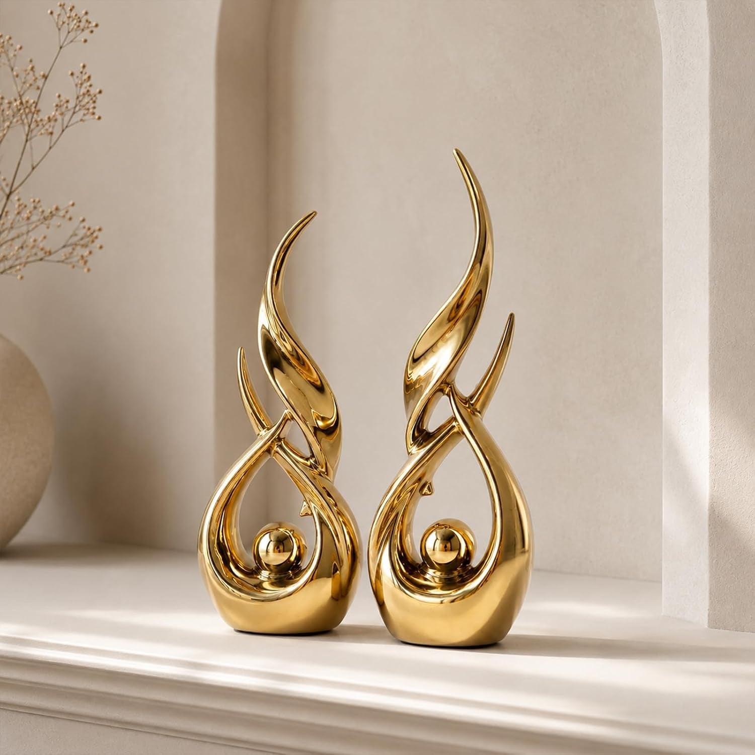 2-pcs-gold-ceramic-statues-for-home-decor-accents-modern-abstract-art-sculptures-elegant-tabletop-decorative-objects-for-dining-room-entryway-tv-stand-mantel-coffee-table-centerpieces