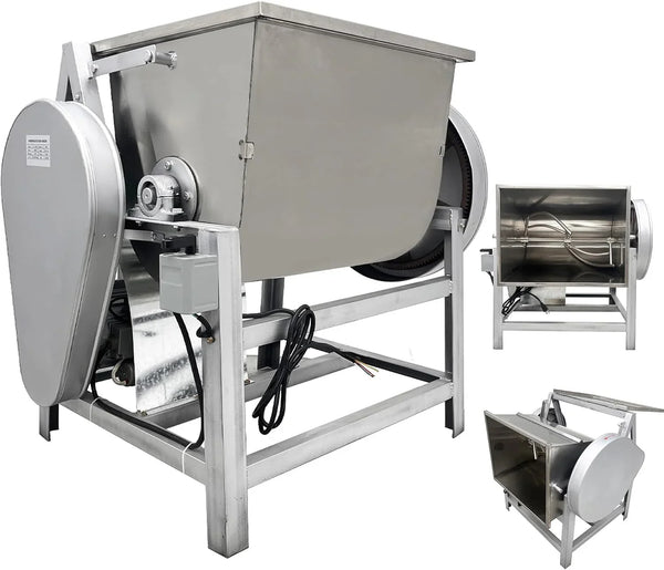 110V Commercial Dough Mixer Machine Kneading Capacity Electric Food Mixer Flour Mixer for Dough Mixing Kneading (Standard, 50KG/110LBS)1
