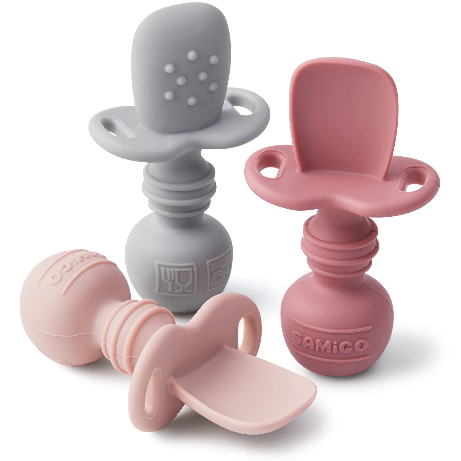 silicone-baby-spoons-self-feeding-6-months-infant-utensils-3-pack-first-stage-spoons-baby-led-weaning-supplies-feeding-eating-essentials-starting-solid-food-must-haves-toddler-spoons