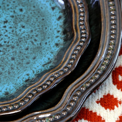 ’S Mystic Waves 16 Piece Dinnerware Set3