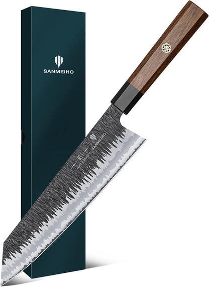 9 Inch Kiritsuke Chef Knife – 9 Layer 10Cr15Mov Steel1