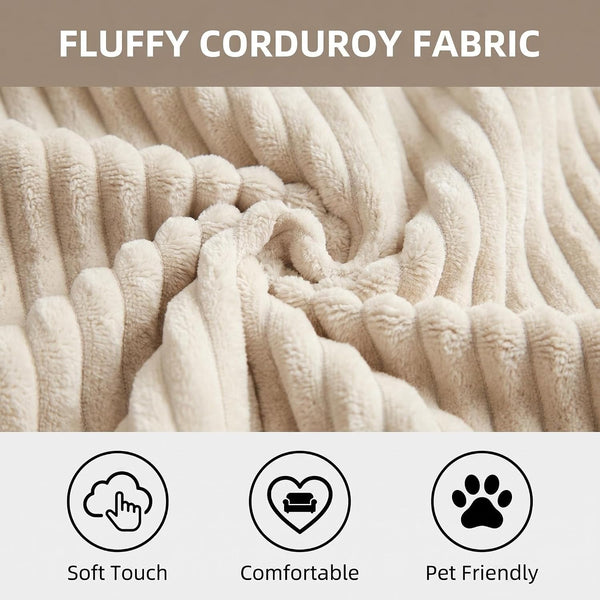 Ultra Lightweight Folding Sofa Bed, Convertible Fold Out Sleeper Chair with Pillow & Lumbar Back Support, Portable Comfy Floor Lounge Boneless Couch for Living Room, Bedroom, Beige4
