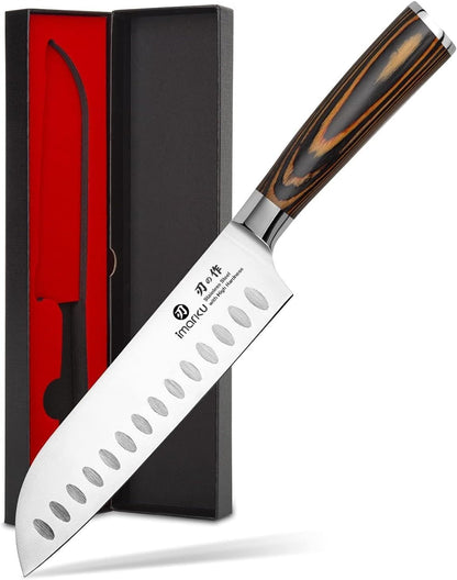 Santoku Knife 7 Inch Japanese Style Sharp Edge Design Kitchen Knife1