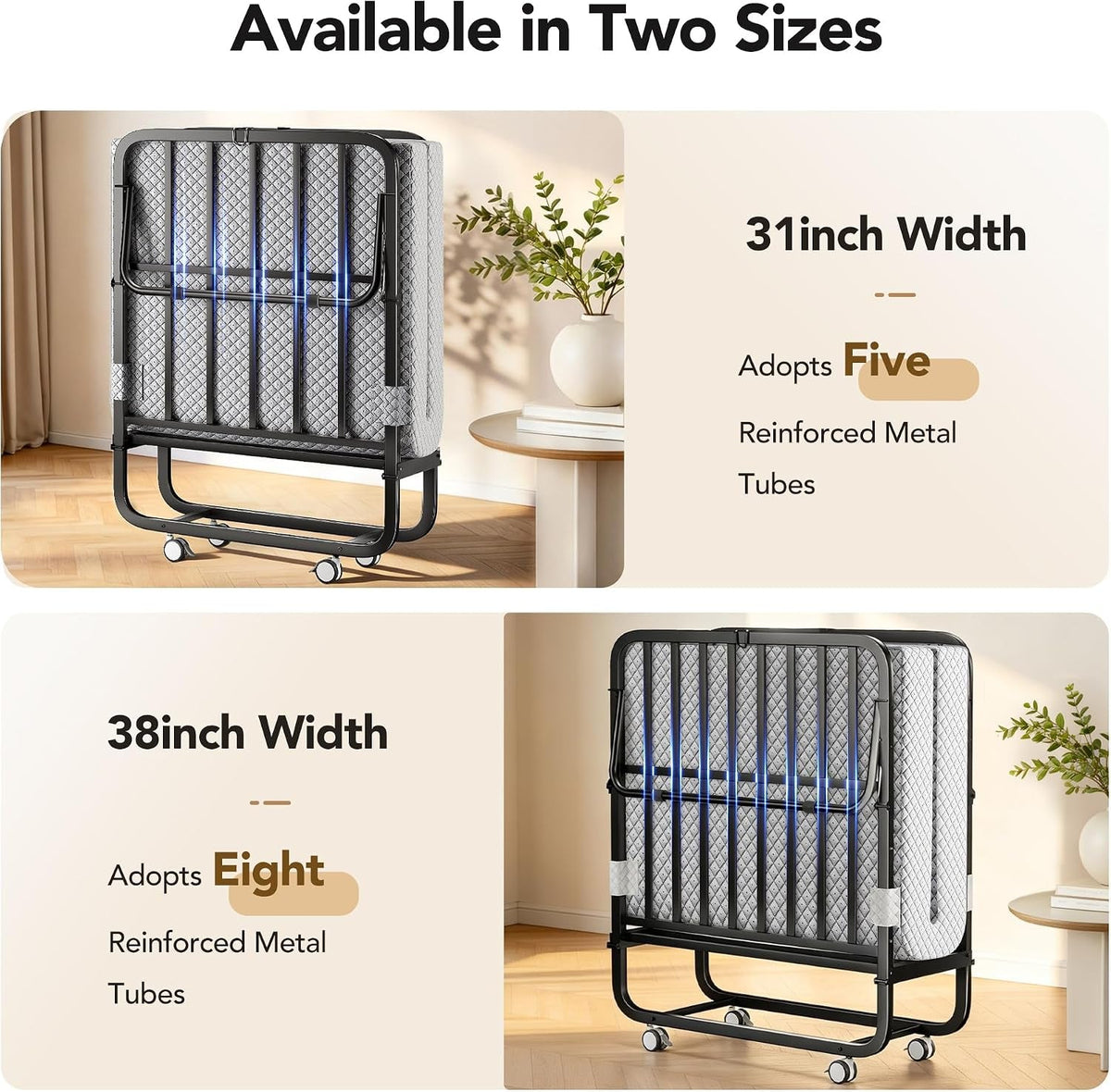 folding-bed-with-memory-foam-mattress-portable-rollaway-guest-beds-on-wheels-75x38-twin-size-space-saving-cot-size-bed-for-adults-with-easy-assembly-metal-frame-grey