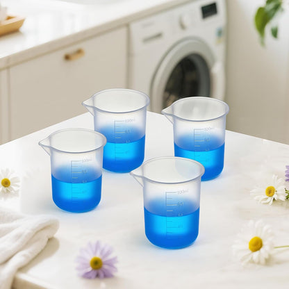 4PCS Silicone Laundry Detergent Cup Holder Laundry Detergent Dispenser Cups6