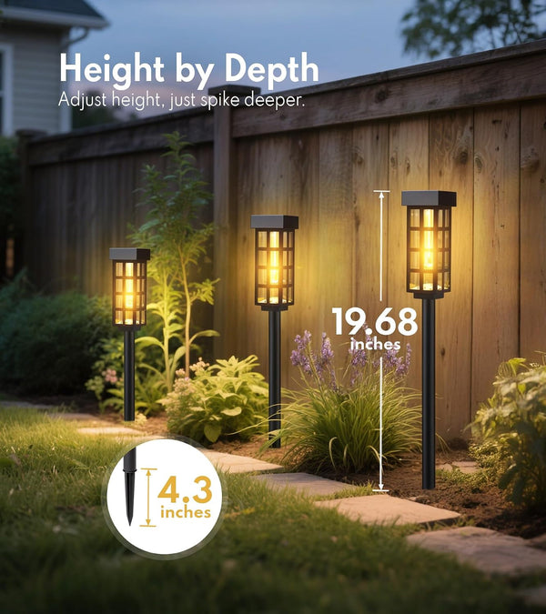 Solar Pathway Lights, IP44 Waterproof & Warm White LED Outdoor7