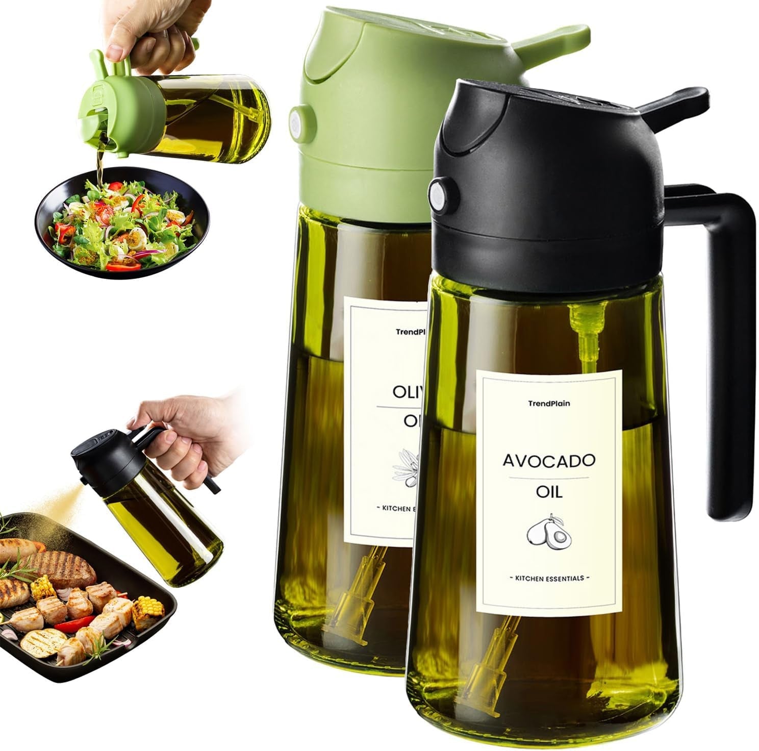 original-16oz-470ml-olive-oil-dispenser-bottle-for-kitchen-gadgets-and-air-fryer-accessories-olive-oil-sprayer-for-cooking-w-stickers-black-green