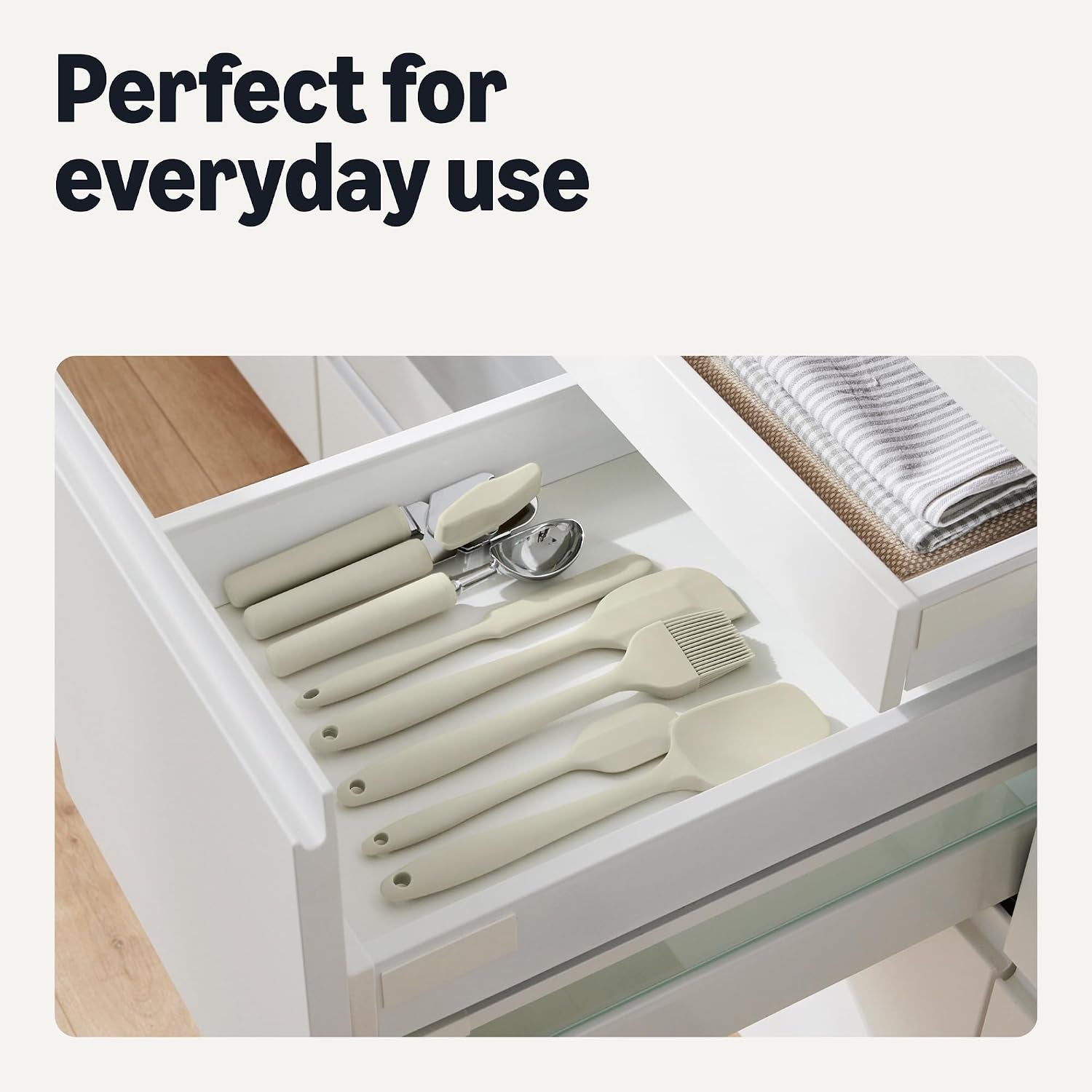 silicone-spatulas-5-piece-set-heat-resistant-food-grade-bpa-free-non-slip-handle-safe-for-nonstick-cookware-dishwasher-safe-linen-gray