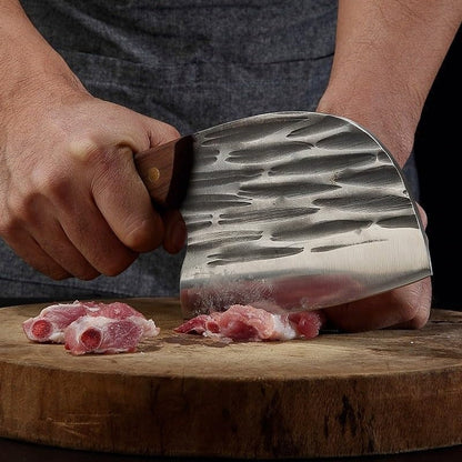 Meat Cleaver, Forged Butcher Cleaver Knife Stainless Steel Meat Fish Fruit Vegetables Slicing Chinese Household Kitchen Chef Knives6